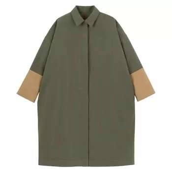 Пальто длинное покроя оверсайз