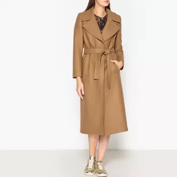 Пальто длинное прямое