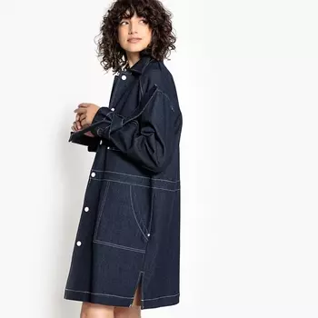 Пальто из денима