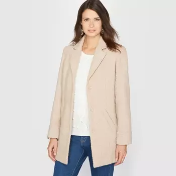 Пальто из малой пряжи, 10% шерсти