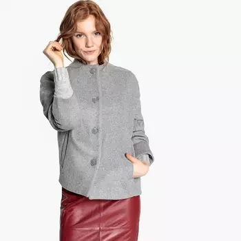 Пальто короткое на кнопках