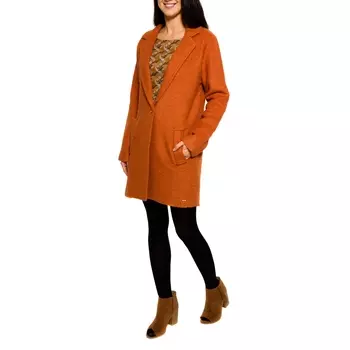 Пальто с V-образным вырезом