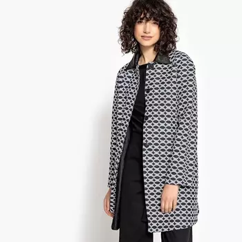 Пальто жаккардовое