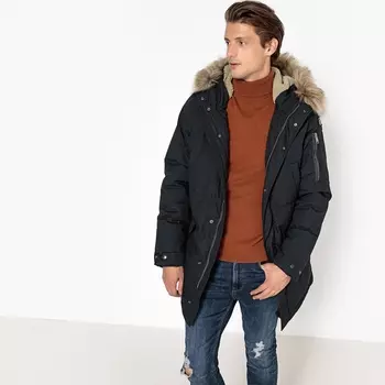 Парка LINCOLN 18X средней длины с капюшоном