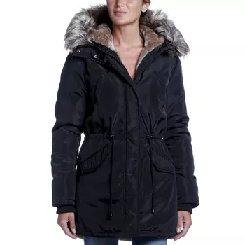 Парка на меху с внутренней стороны