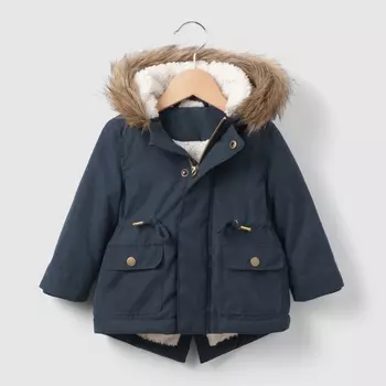 Парка на подкладке из шерпы 1 мес-3 года