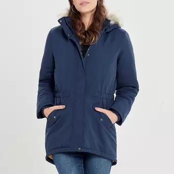 Парка с капюшоном из искусственного меха