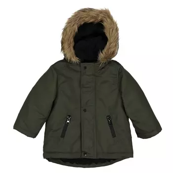 Парка с капюшоном из искусственного меха, 3 мес. - 3 года