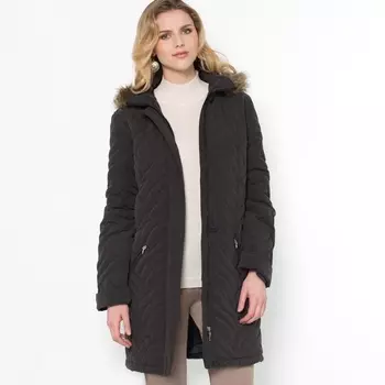 Парка со съемным капюшоном, пропитка тефлон