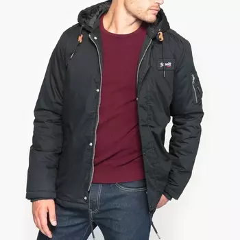 Парка средней длины с капюшоном DUBON