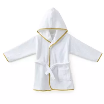 Пеньюар детский с капюшоном из биохлопка