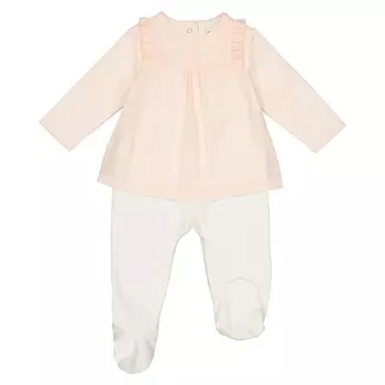 Пижама 2 в 1 100% хлопок, 0 мес-2 лет