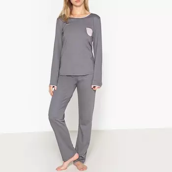 Пижама из хлопка с длинными рукавами, Exquise