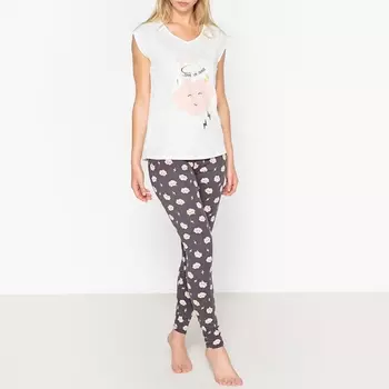Пижама с надписью из хлопка