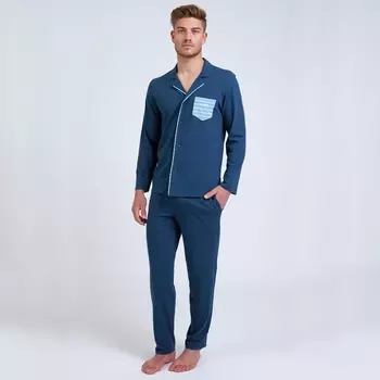 Пижама с рубашкой из 100% хлопка