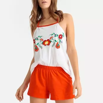 Пижама с шортами, 100% хлопок