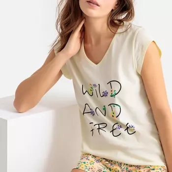 Пижама с шортами, 100% хлопок