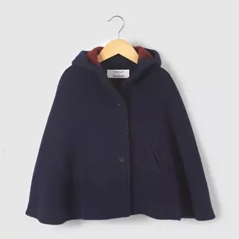 Плащ из шерстяного драпа COLLECTOR, 3-12 лет