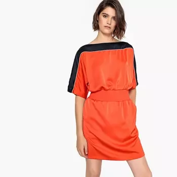 Платье блестящее в спортивном стиле