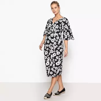 Платье для периода беременности с цветочным рисунком