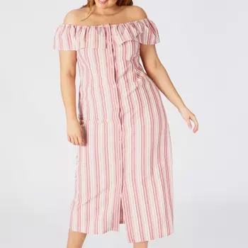 Платье-футляр с рисунком без рукавов