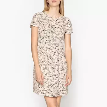 Платье короткое с рисунком и короткими рукавами WAX KO KO