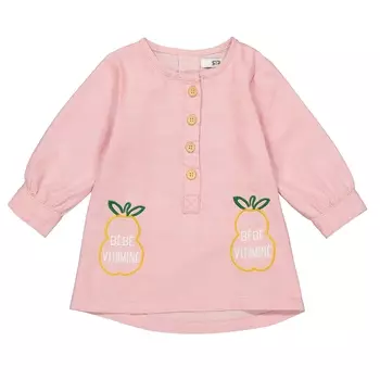 Платье прямое с длинными рукавами, 1 мес. - 3 года