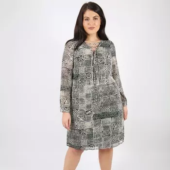 Платье расклешенное средней длины