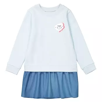 Платье с эффектом 2 в 1 chat 3-12 лет