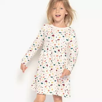 Платье с длинными рукавами, 3-12 лет