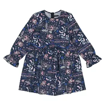 Платье с рисунком, 3-14 лет