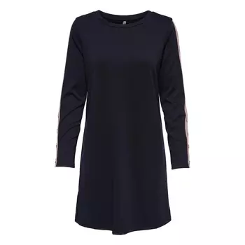 Платье-свитшот с круглым вырезом и длинными рукавами