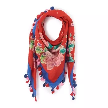 Платок с цветочным орнаментом