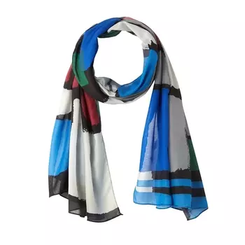 Платок с разноцветным принтом