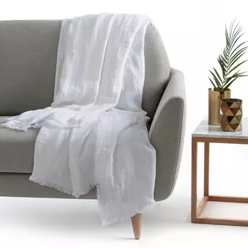 Плед из осветленного льна LINANGE