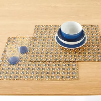 Подложки под столовые приборы из хлопка с пропиткой ORIANE (2 шт)