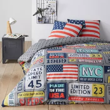 Пододеяльник, 100% хлопок HAPPY TRAVEL