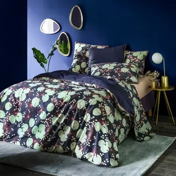 Пододеяльник из хлопковой перкали JARDIN D’EAU