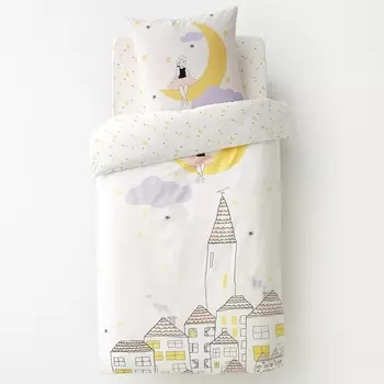 Пододеяльник с рисунком, детский, Moongirl