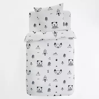 Пододеяльник с рисунком FOREST CAMP