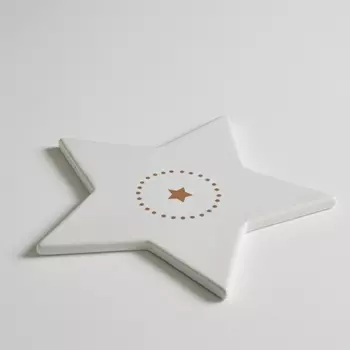 Подставка для блюда в форме звезды из фарфора, Kubler