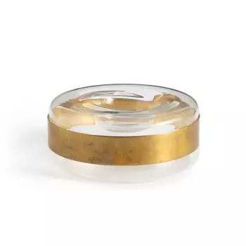 Подсвечник из стекла и меди Serax