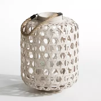 Подсвечник Procida из плетеного бамбука