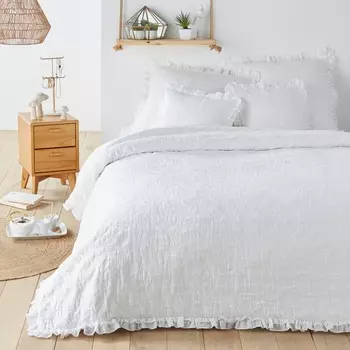 Покрывало из хлопка с жаккардовым рисунком JARA