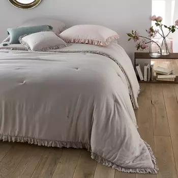 Покрывало из льна и вискозы NILLOW