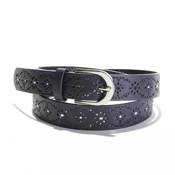 Пояс с заклепками и перфорацией