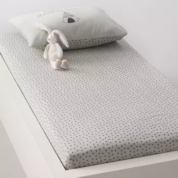 Простыня натяжная детская из хлопка TIPI