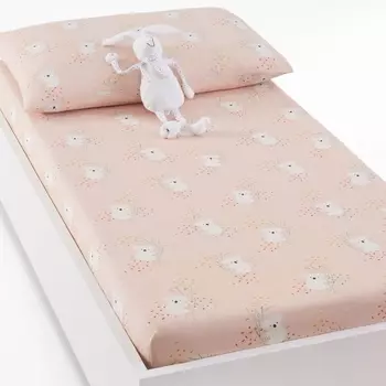 Простыня натяжная для детской кроватки с рисунком коалы LOUISA