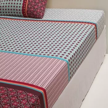 Простыня натяжная из 100% хлопка EUZALIE