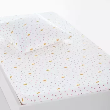 Простыня натяжная из хлопка WONDER GIRL